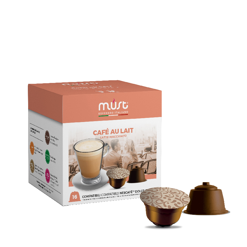 Café au Lait  16 compatible capsules - Must espresso
