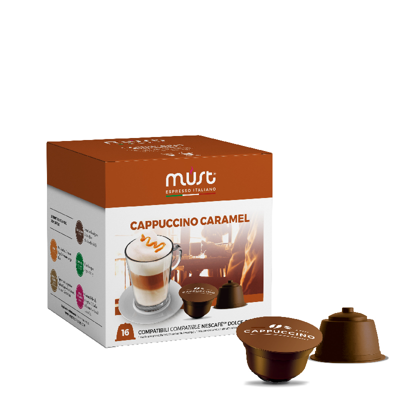 SerCoffee 10 CAPSULE Compatibili DOLCE GUSTO Cappuccino Caramel